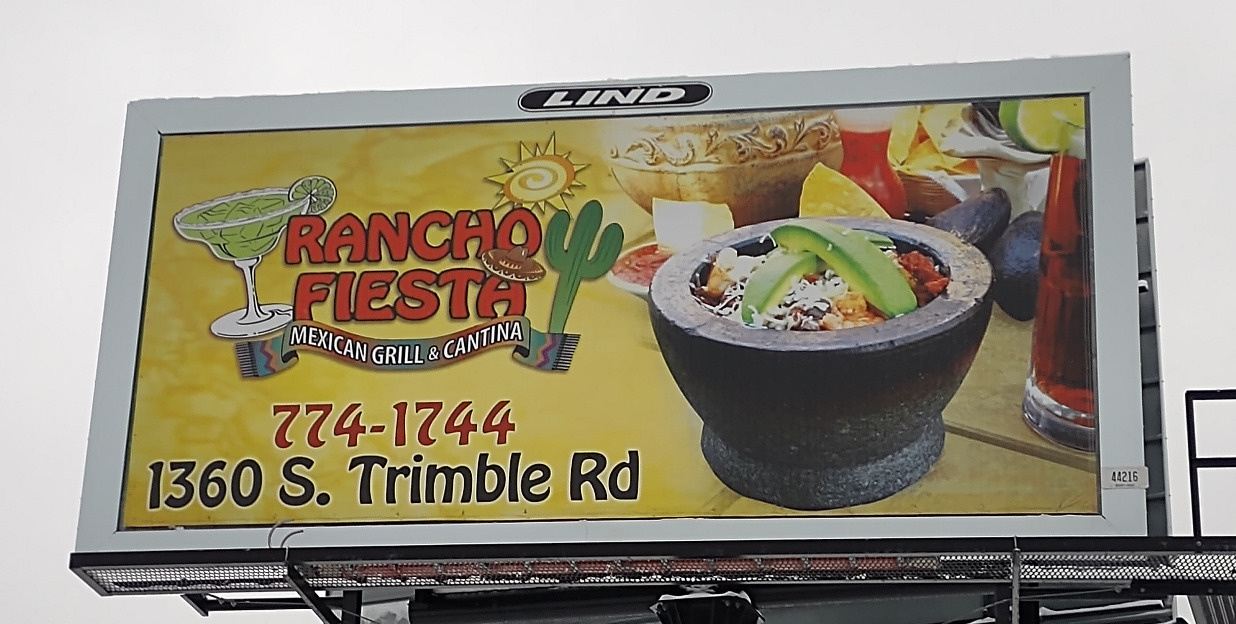 Mexican food, molcajete bowl, Rancho Fiesta