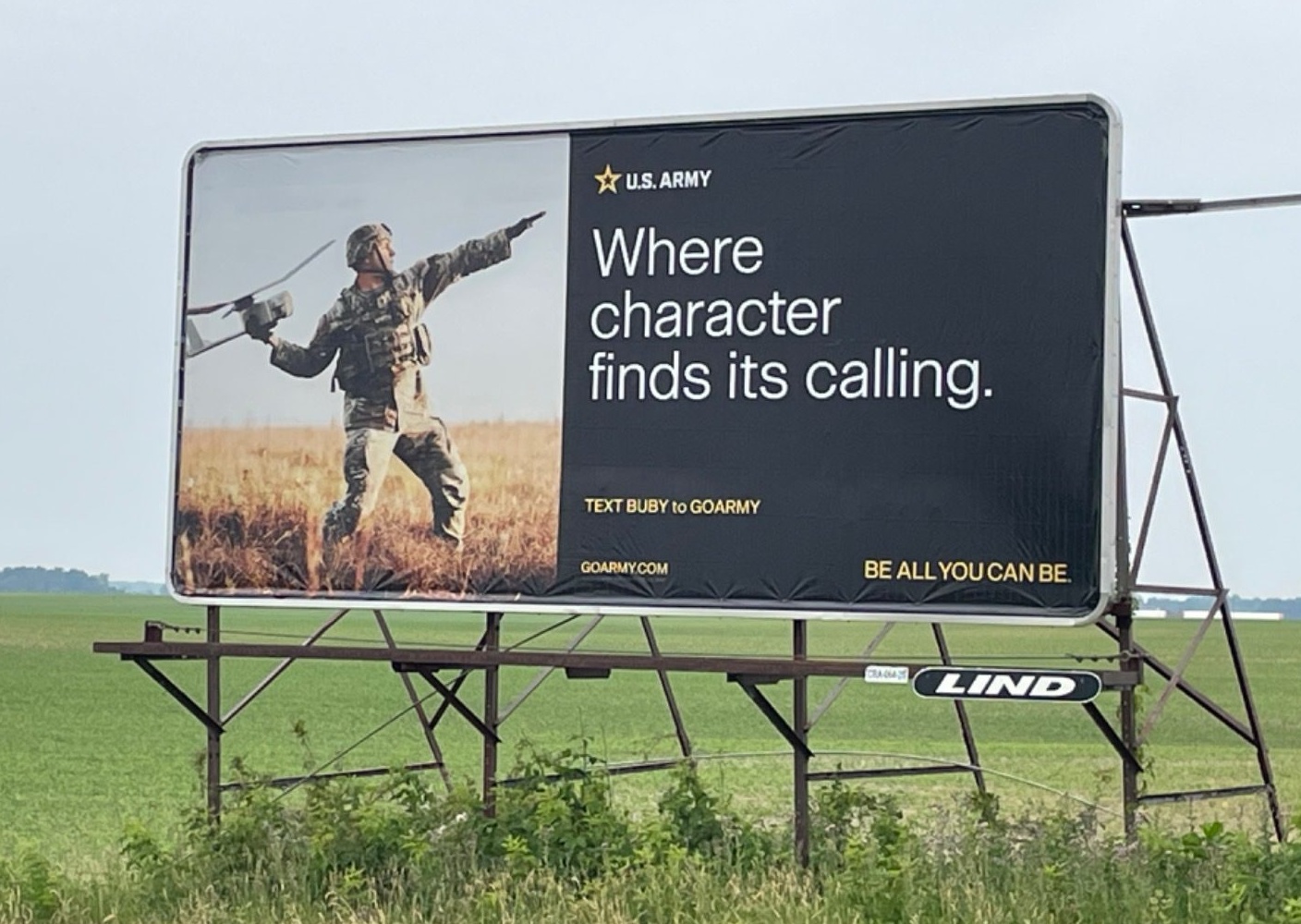 US Army Billboard, army recruit billboar