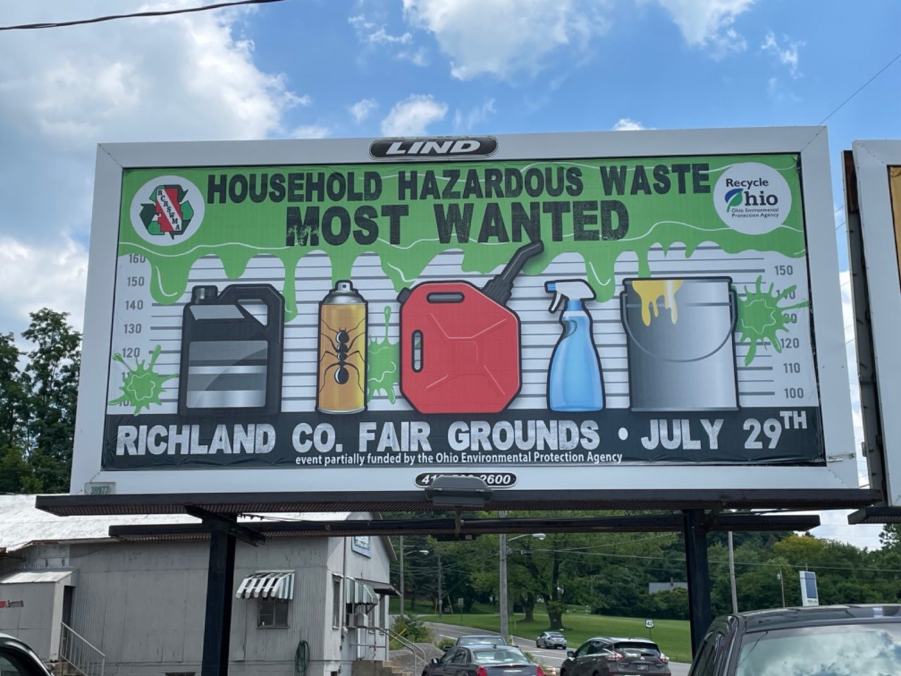 hazardous waste billboard