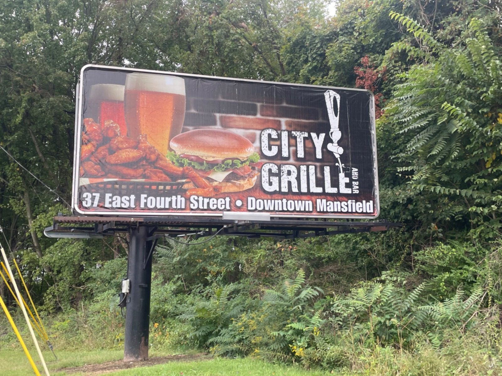 City Grille billboard, bar billboard