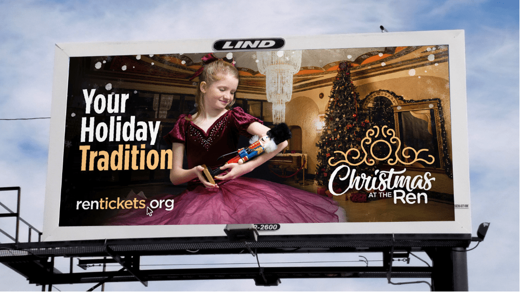 an example of holiday billboard advertising done right!