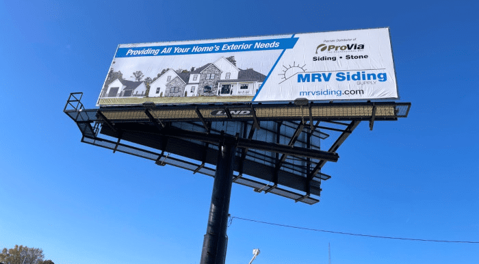 billboard advertising home improvement company
